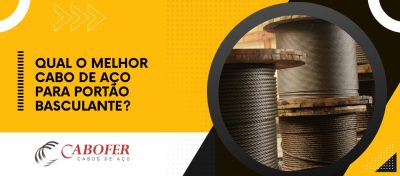 Flexibilidade, proteção anticorrosiva e alta resistência definem qual o melhor cabo de aço para portão basculante em uso frequente e pesado.